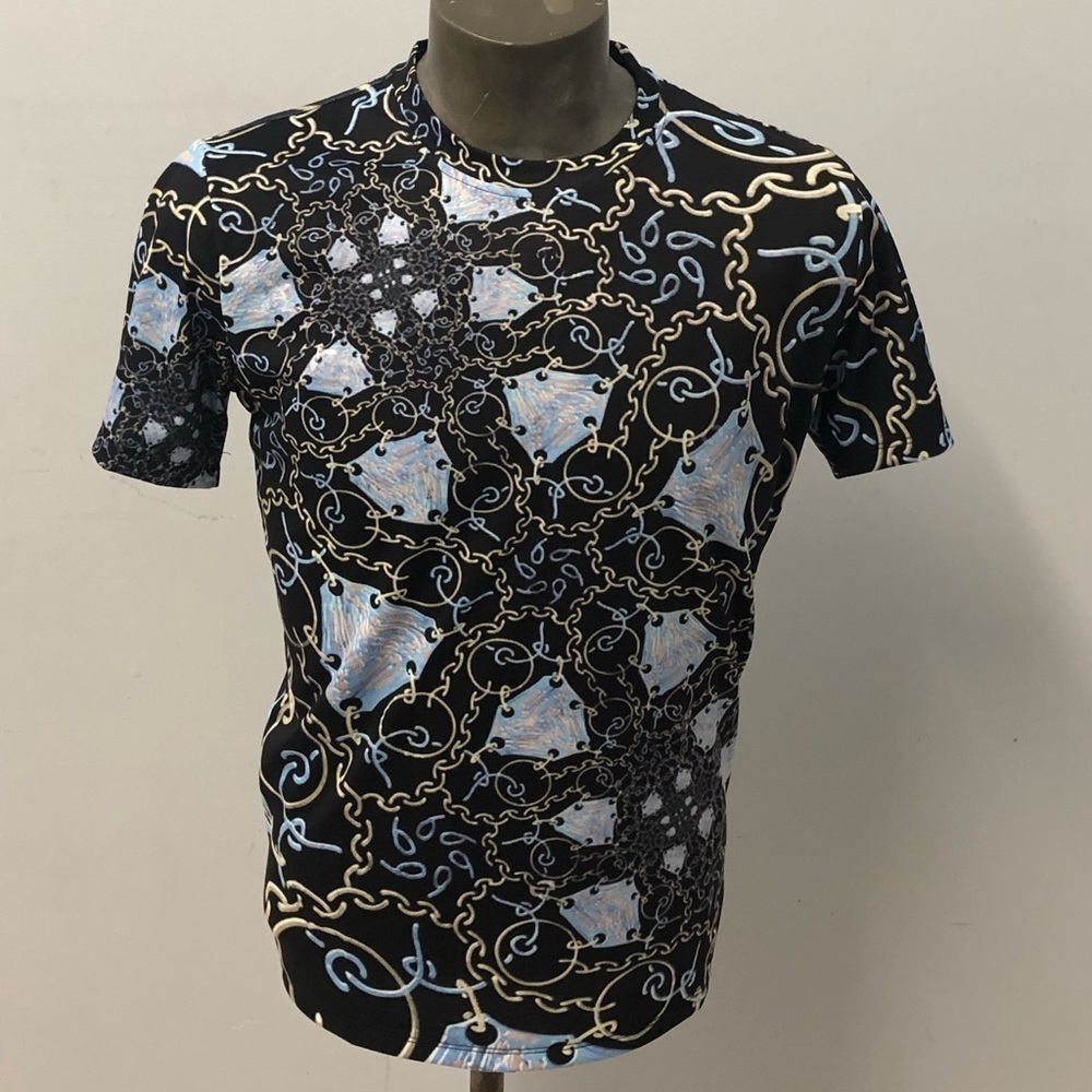 Steven land t-shirt crewneck black regular fit